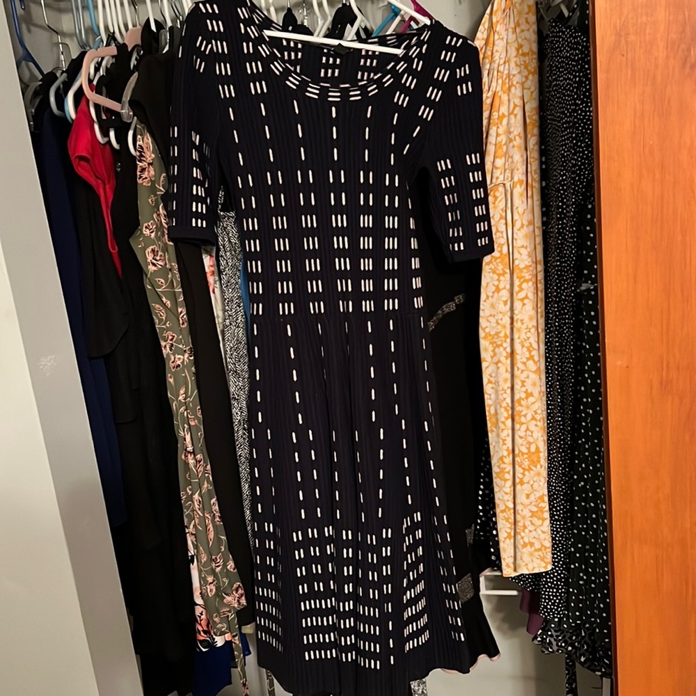 Sweater material dress